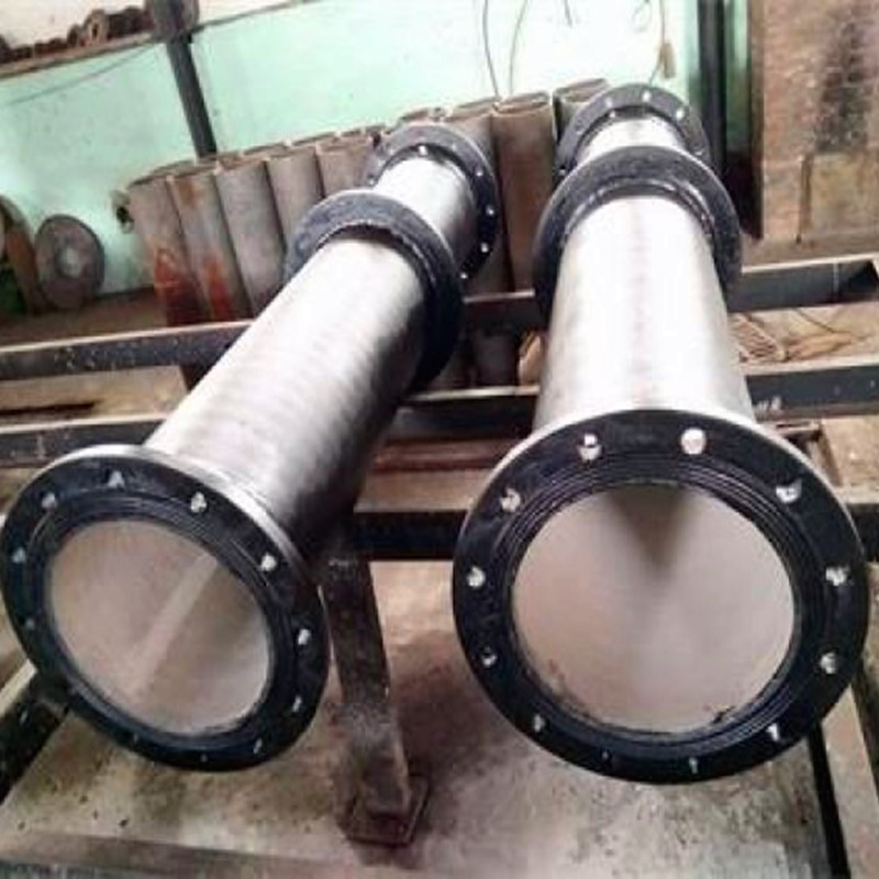 球墨铸铁柔性防水套管 穿墙法兰管 止水翼环法兰短管按长度生产