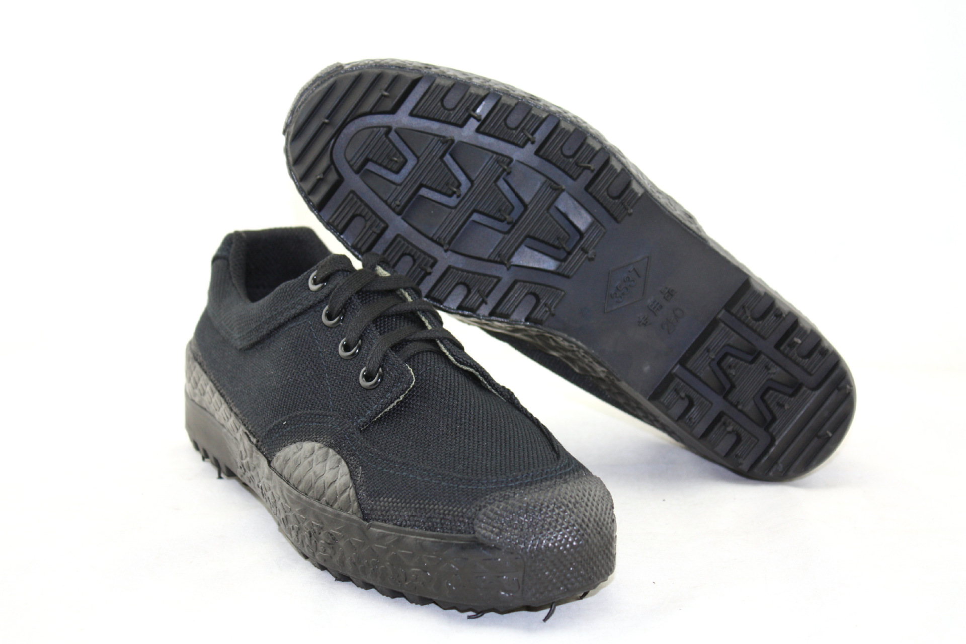 际华3537正品解放鞋黑色加厚作训鞋男民工工地劳保鞋防滑耐磨军鞋