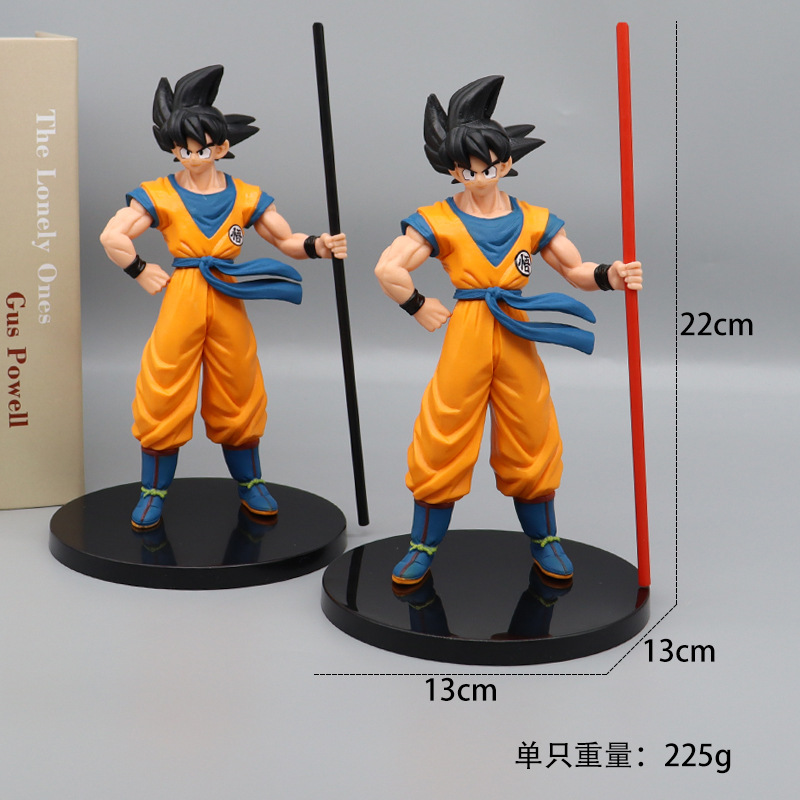 New Style with Stick Black Hair Sun Wukong 20 Th Anniversary Anime Garage Kits Car Car Decoration Car Accessories Model Doll