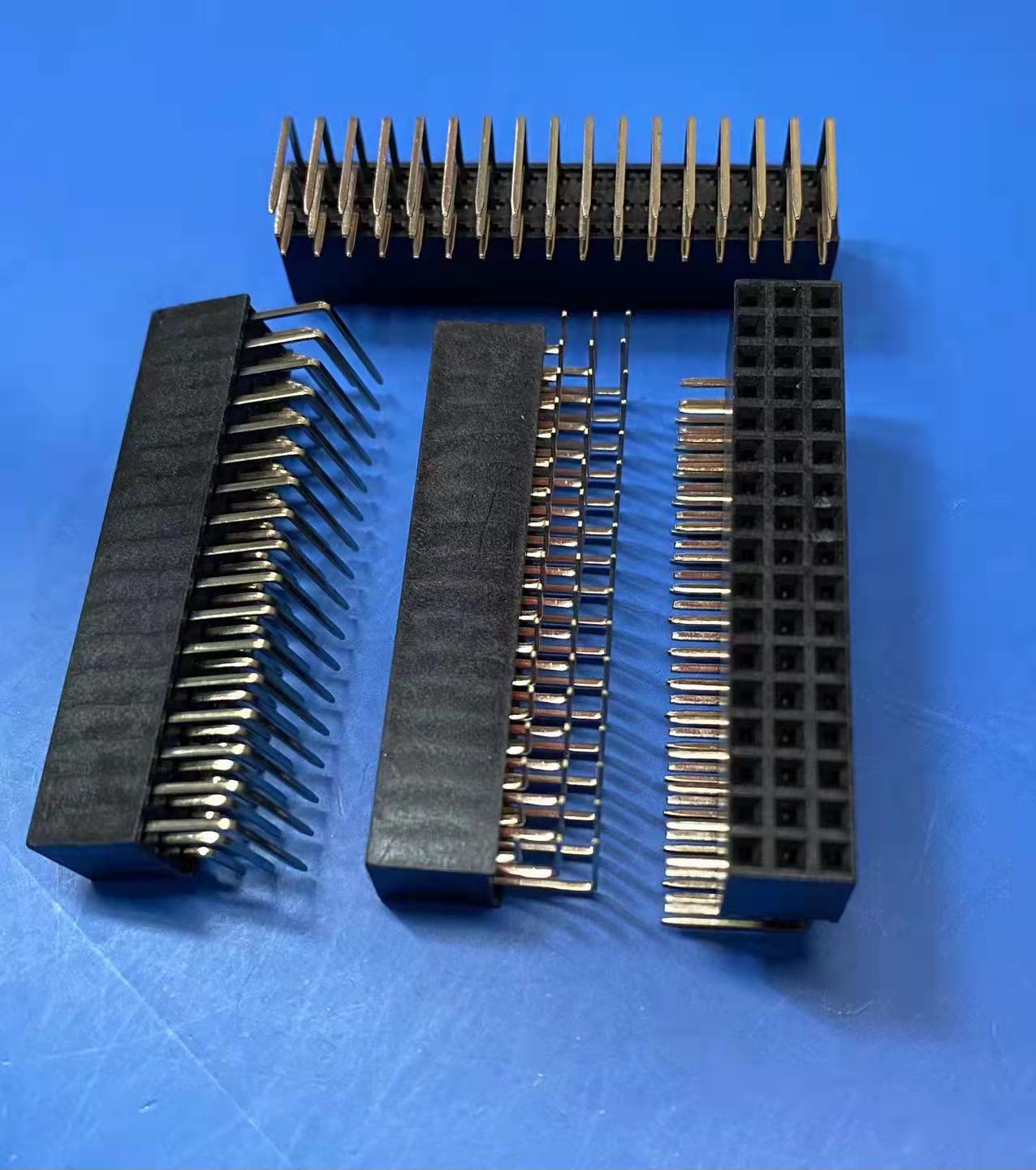 54间距三排排母弯针 2.0间距三排排针直针2.0idc连接器