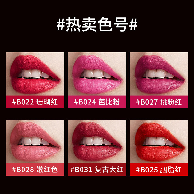 Hchana Silk Soft Lipstick Moisturizing and Nourishing Lipstick Discoloration Resistant Natural Color Ze Easy to Color No Stain on Cup Lipstick