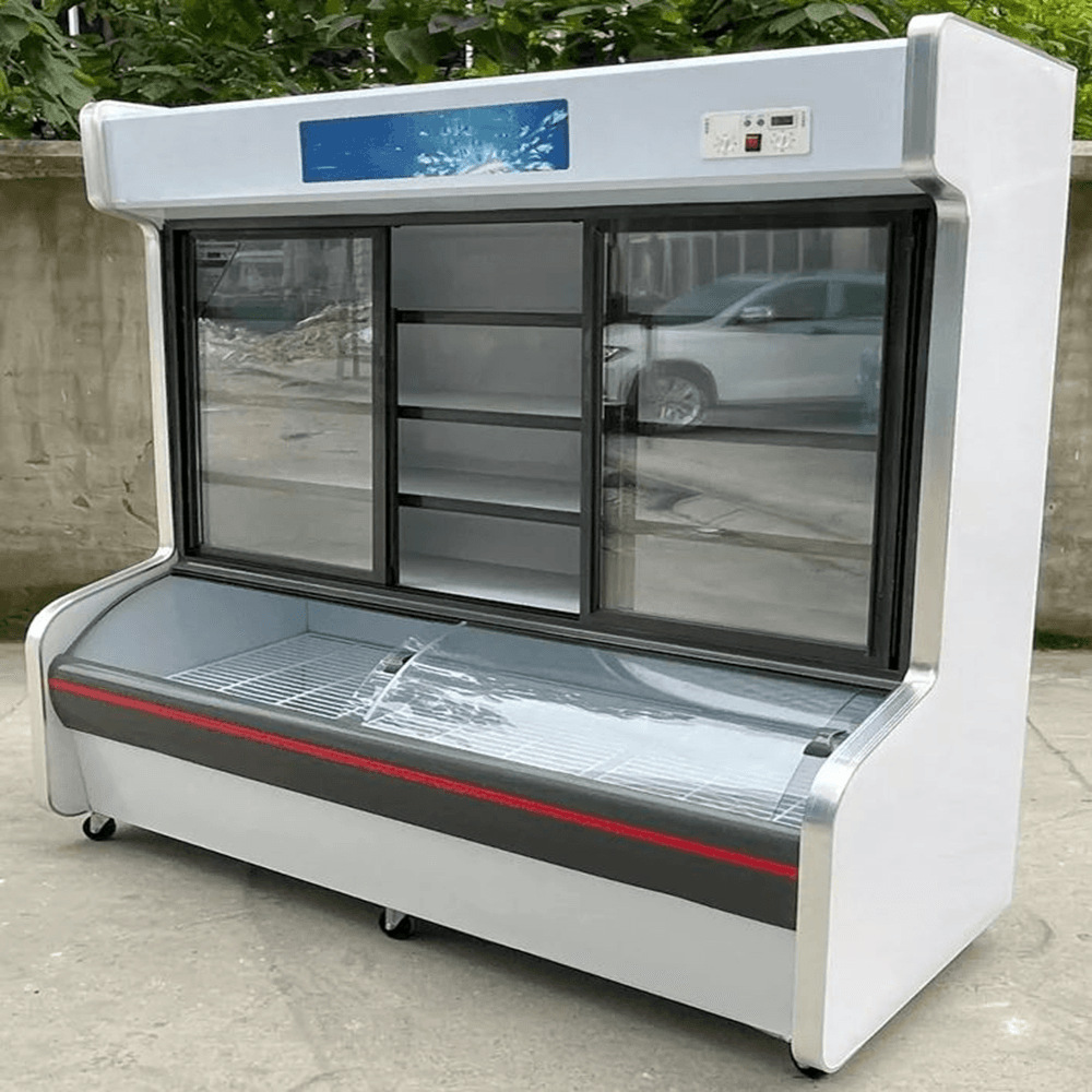 饭店点菜柜冷藏冷冻商用水果保鲜柜麻辣烫展示柜立式冰柜冷鲜柜