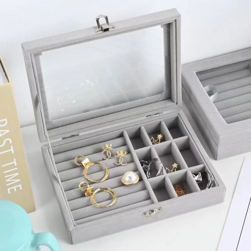 Flannel Jewelry Box Storage Box