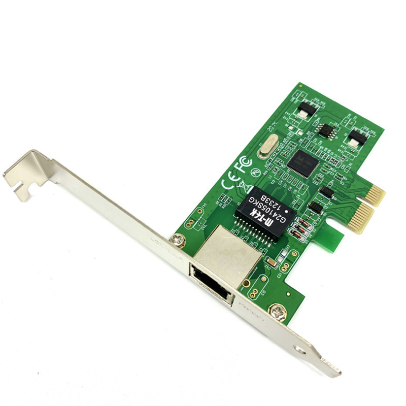 免驱pci-e网卡有线独立网卡1000m千兆台式机主机装机pcie插槽网卡