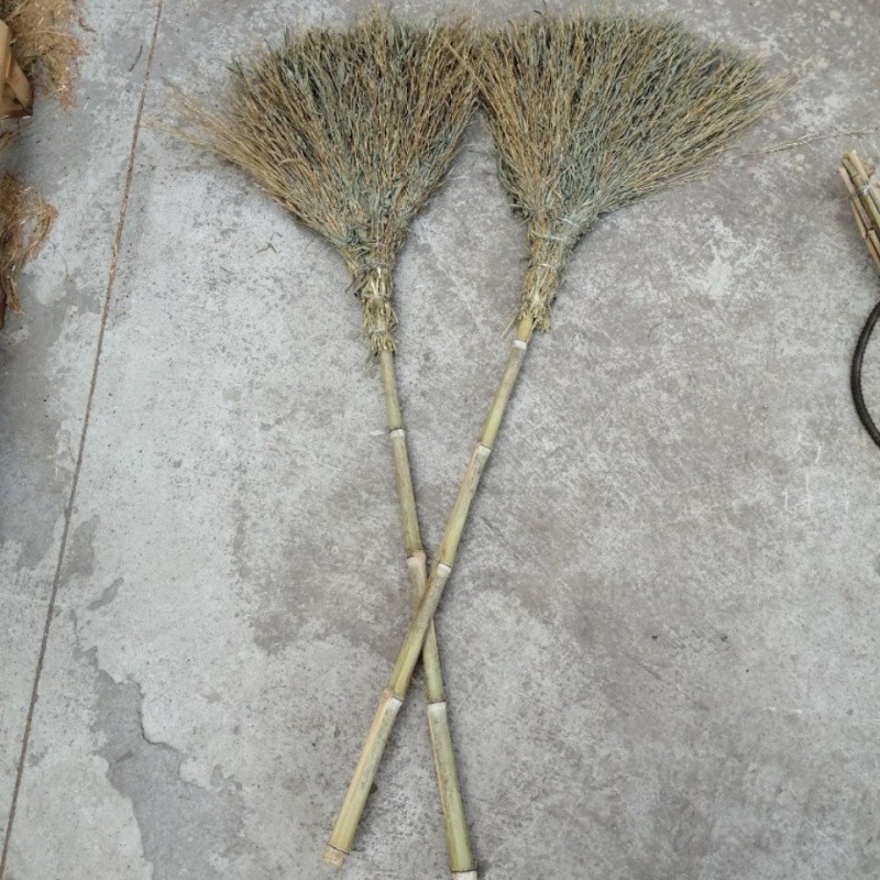 竹子扫把竹扫帚小院子下单送尼龙手套扫马路加大环卫跨境批发代发