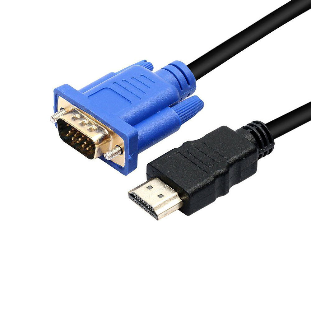 热销hdmi to vga 1080p hdmi转vga连接线hdmi to vga1.8米 1.4版
