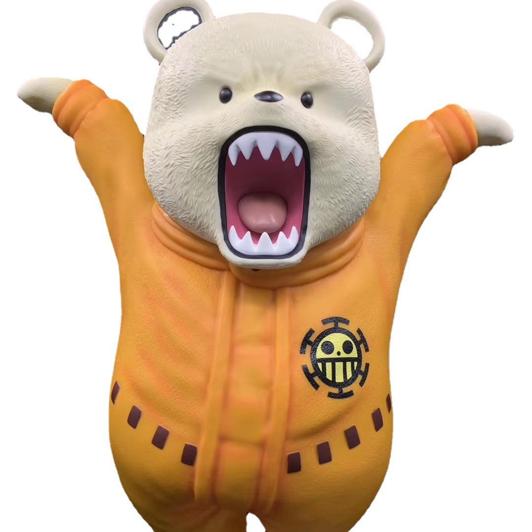 海贼王 gk 贝波熊 大熊 索隆路飞手办 gk 雕像 模型手办盒装摆件