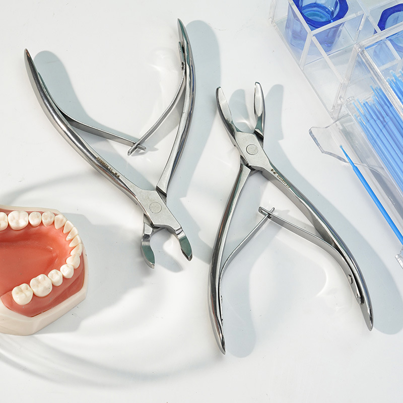 牙科牙槽咬骨钳上海伟荣圆口咬骨钳方口牙槽咬骨钳口腔器械亚马逊