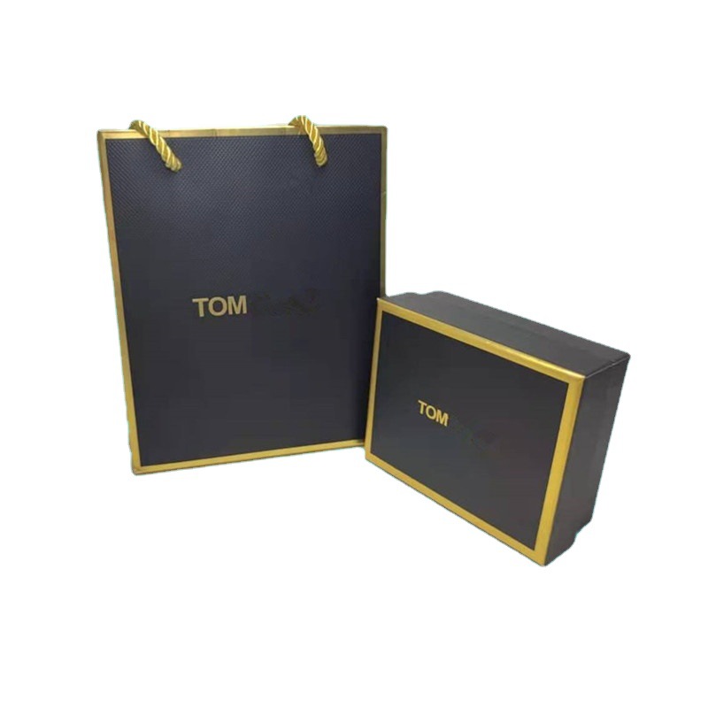 汤姆福特香水礼盒tf天地盖香水包装礼品盒手提袋纸袋礼品袋手拎袋