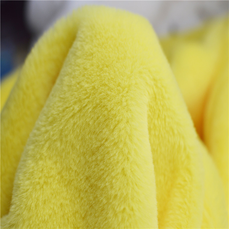 厂家加工定制小兔毛面料服装玩具兔毛布料