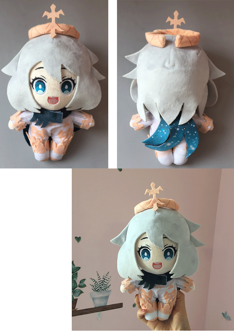 卡通萌游戏周边原神毛绒公仔魈钟离温迪可莉锅巴玩偶抓机棉花娃娃