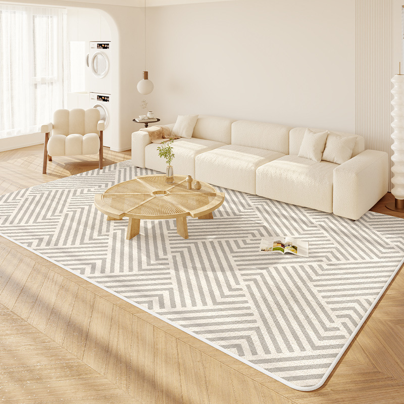 洁太北欧简约家居客厅地毯全铺卧室床边地垫满铺房间沙发茶几垫_义乌