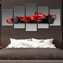 1V0H批发客厅卧室装饰画玄关办公室网吧民宿走廊F1法拉利赛车现代