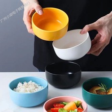 瓷碗碗家用陶瓷碗套装创意网红ins饭碗泡面碗汤碗吃饭碗餐具套装