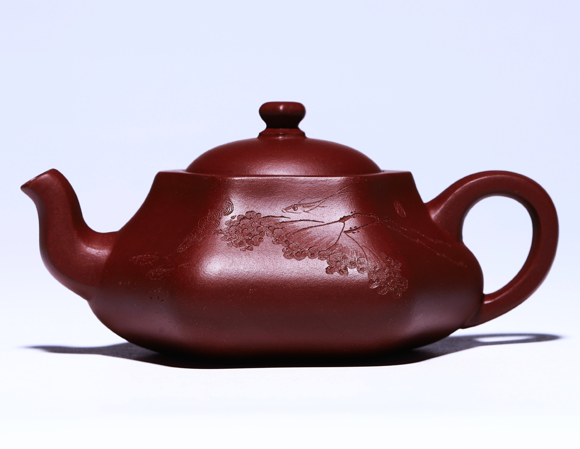 宜兴国工李卢春全手工紫砂壶一泓清泉珍藏老紫泥出水顺畅三秒速干