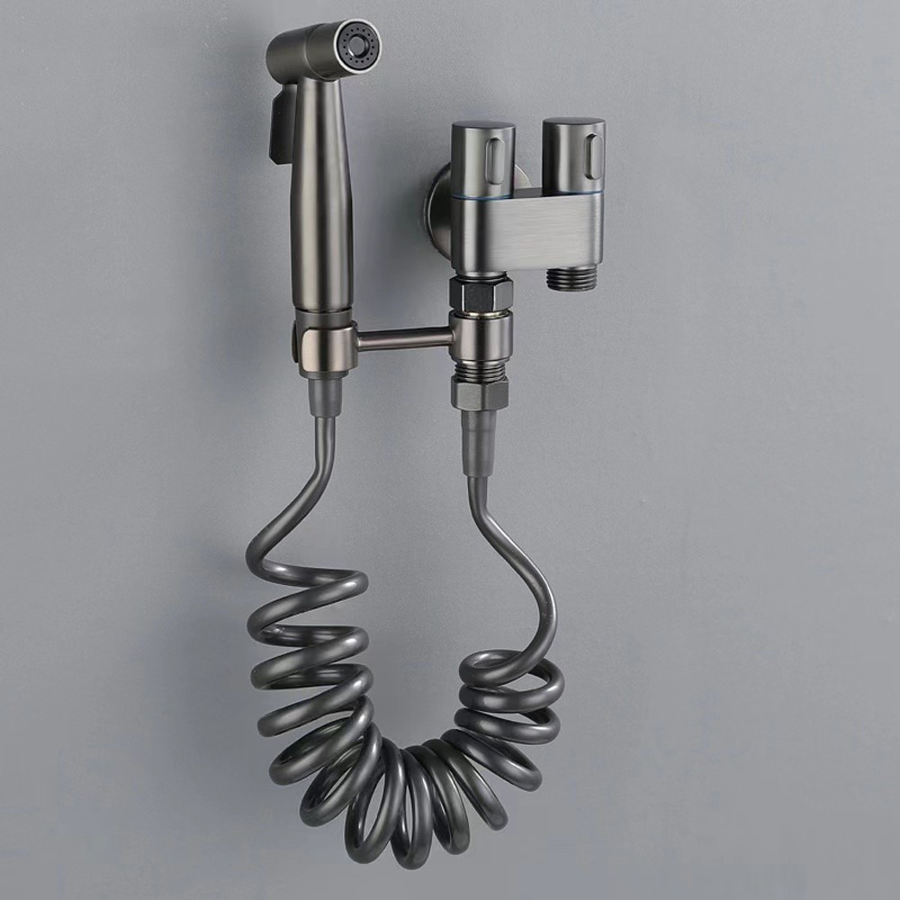 304不锈钢迷你马桶伴侣冲洗喷枪龙头厕所伴侣增压喷枪卫生间套装