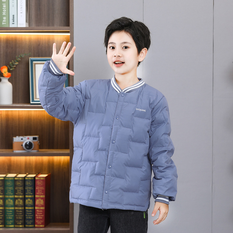 CUHK boys and girls down liner autumn and winter student school uniform partner artifact foreign style children's down inner wear thin style image