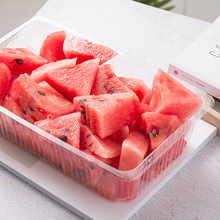 一次性透明加厚长方形鲜果切西瓜哈密瓜切盒蔬菜水果保鲜沙拉盒