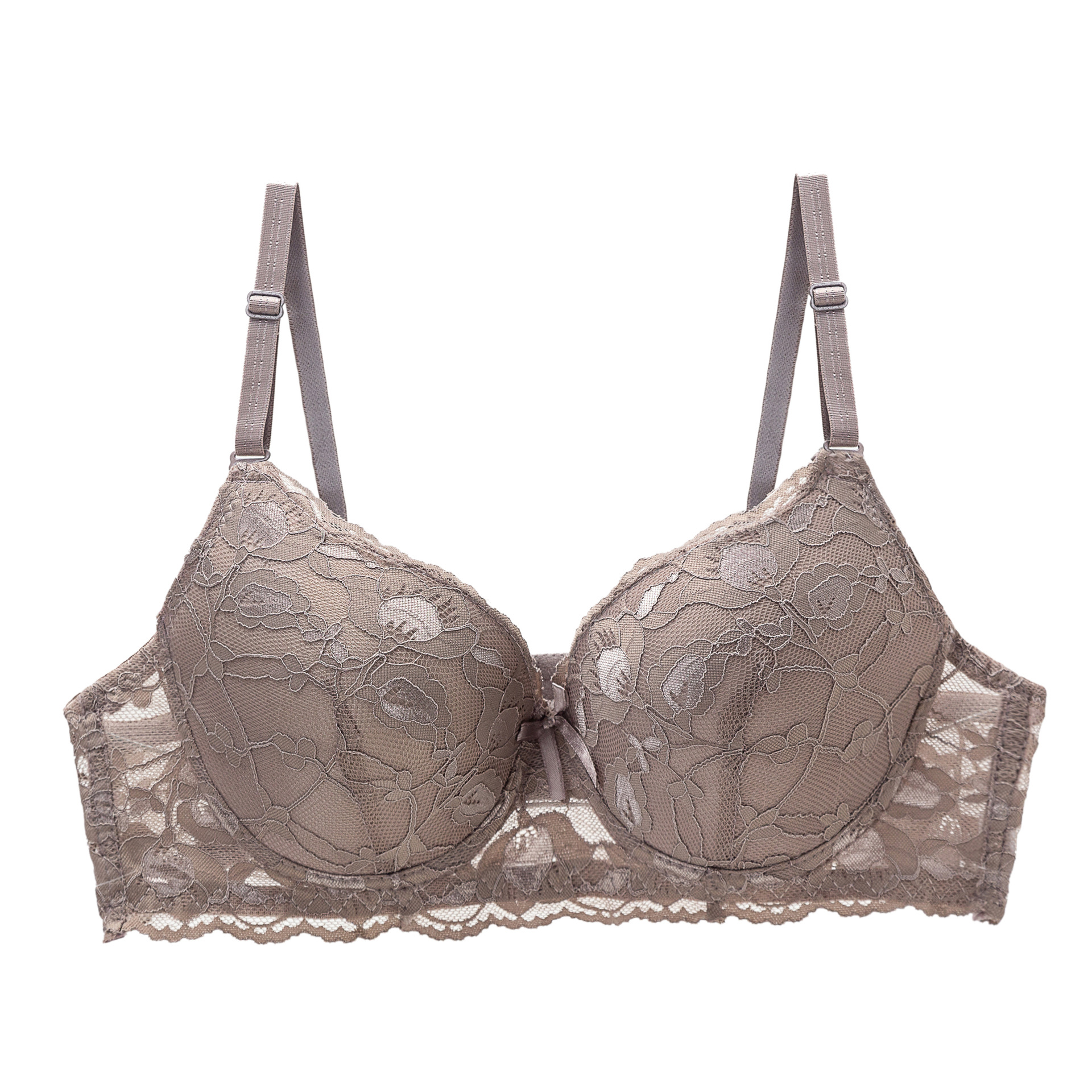 跨境欧美南美大码女士薄款收副乳文胸内衣蕾丝胸罩小胸聚拢防下垂