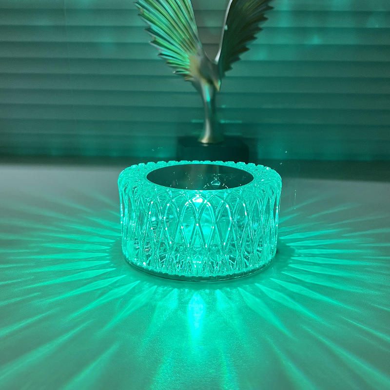 Creative Trending Popular Bird's Nest Ambience Light Bedroom Bedside Crystal Decorative Table Lamp Led Charging Romantic Small Night Lamp