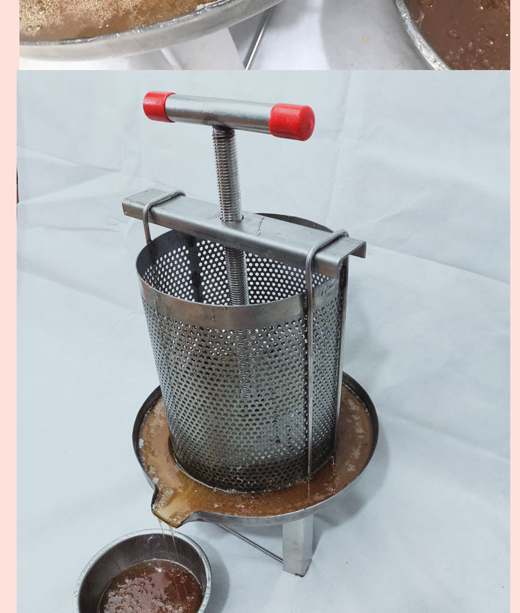 压蜜机不锈钢榨蜜机榨蜡机土蜂蜜压取蜜机小型榨蜂蜡机养蜂工具