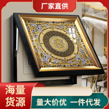 批发新中式唐卡电表箱装饰画现代简约餐厅遮挡壁画客厅配电箱轻奢