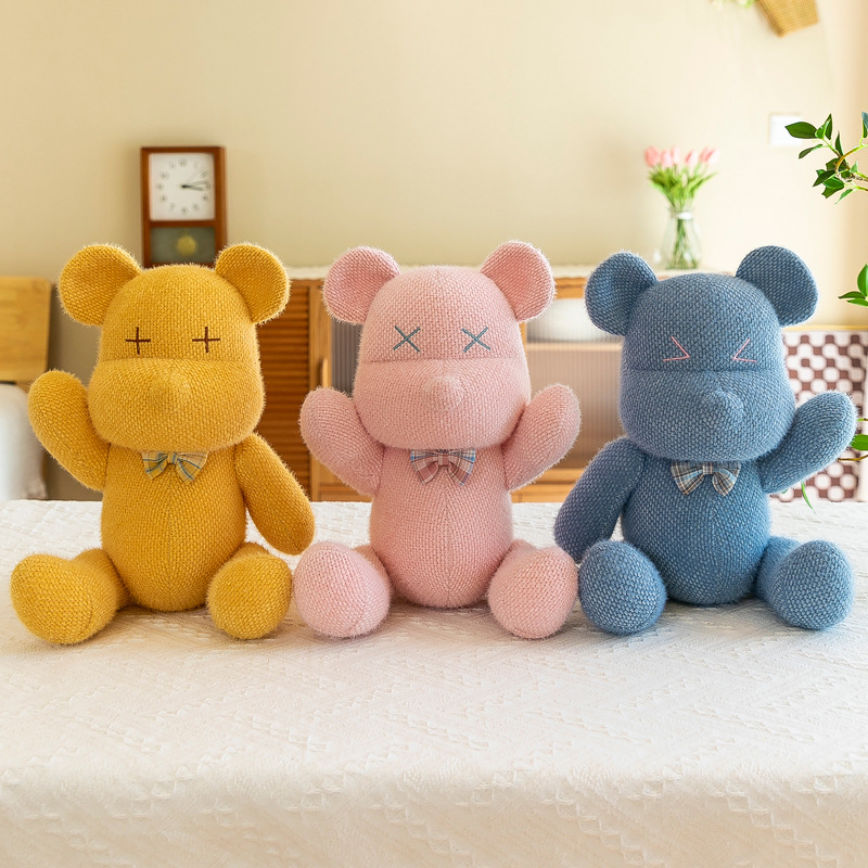 创意新款关节熊公仔布艺暴力熊毛绒玩具儿童玩偶抖音同款礼品批发