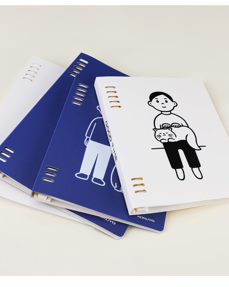 狮行 日本国誉noritake联名系列活页本8孔书写不易硌手笔记本