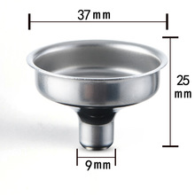 工厂现货不锈钢小漏斗 户外酒壶原装配套精油分装迷你漏斗funnel