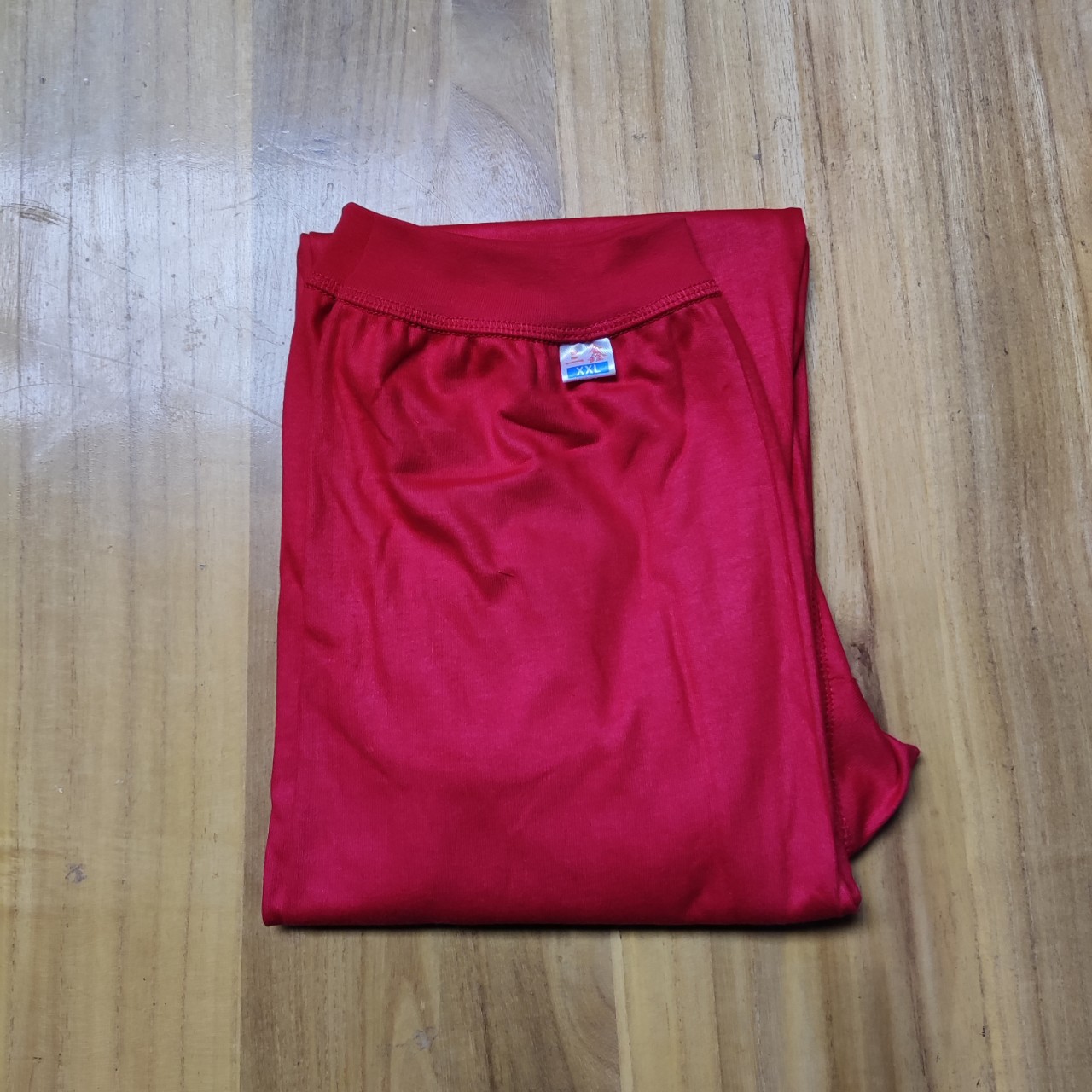 女士大红秋裤中国红本命年纯棉衬裤过年穿保暖裤中老年红线裤年货