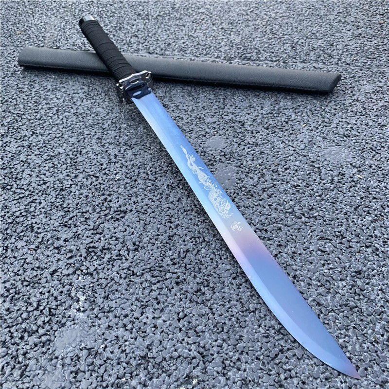 车载唐横刀一体高锰钢锦衣卫绣春刀武术刀冷兵器防身未开刃合法