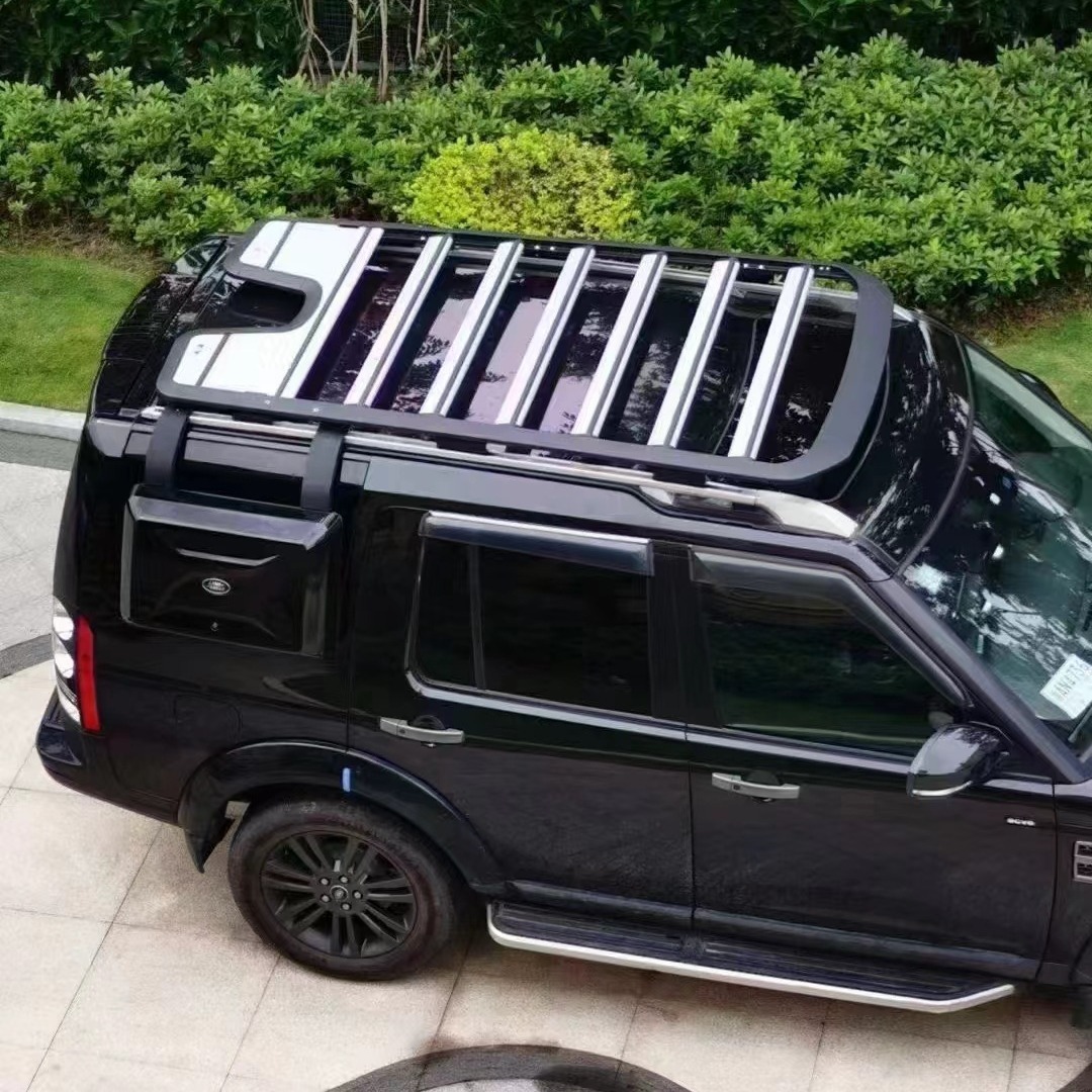 Cross-Border Roof Luggage Rack Suitable for Land Rover Discovery 4 Luggage Frame Ladder Schoolbag Discovery 4 Roof Platform