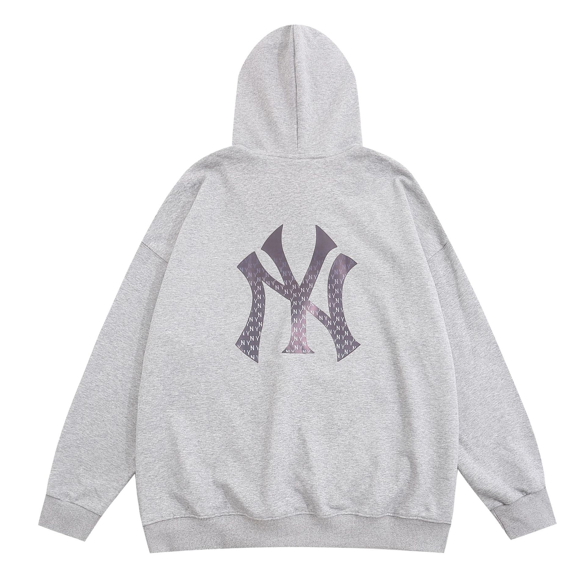 现货23ss秋冬韩国潮牌mlb新款背后印花logo经典款连帽卫衣男女款