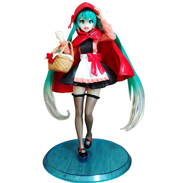 盒装提篮小红帽美少女 潮玩二次元动漫模型 初音未来送礼手办摆件