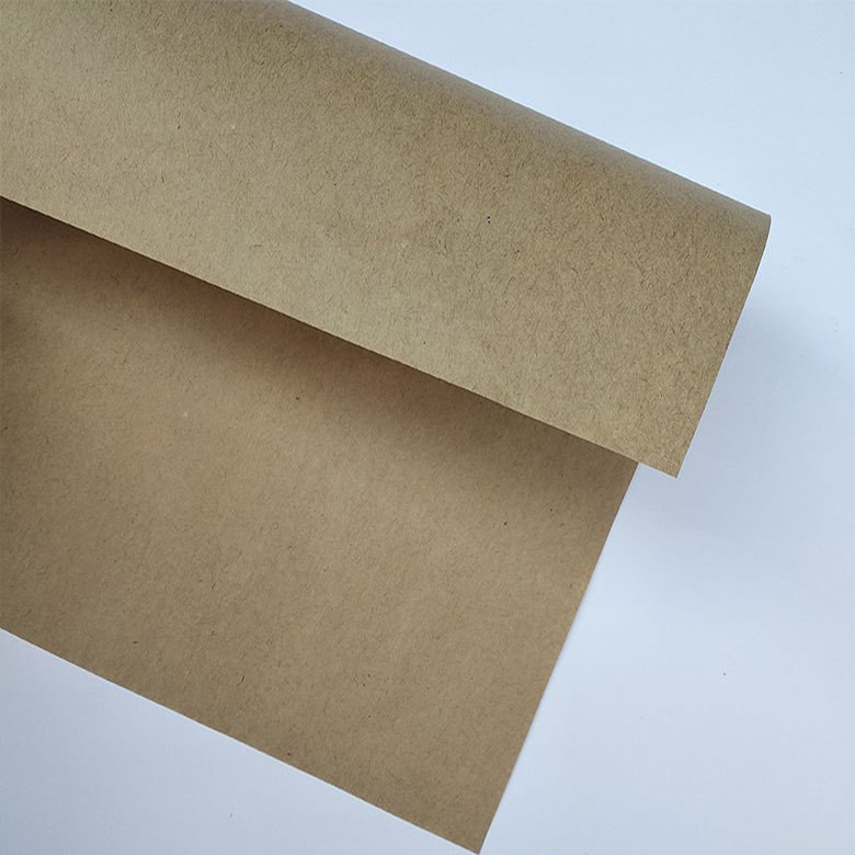 单光环保本色牛皮纸 原色木浆纸卷筒 平张 批发厂家