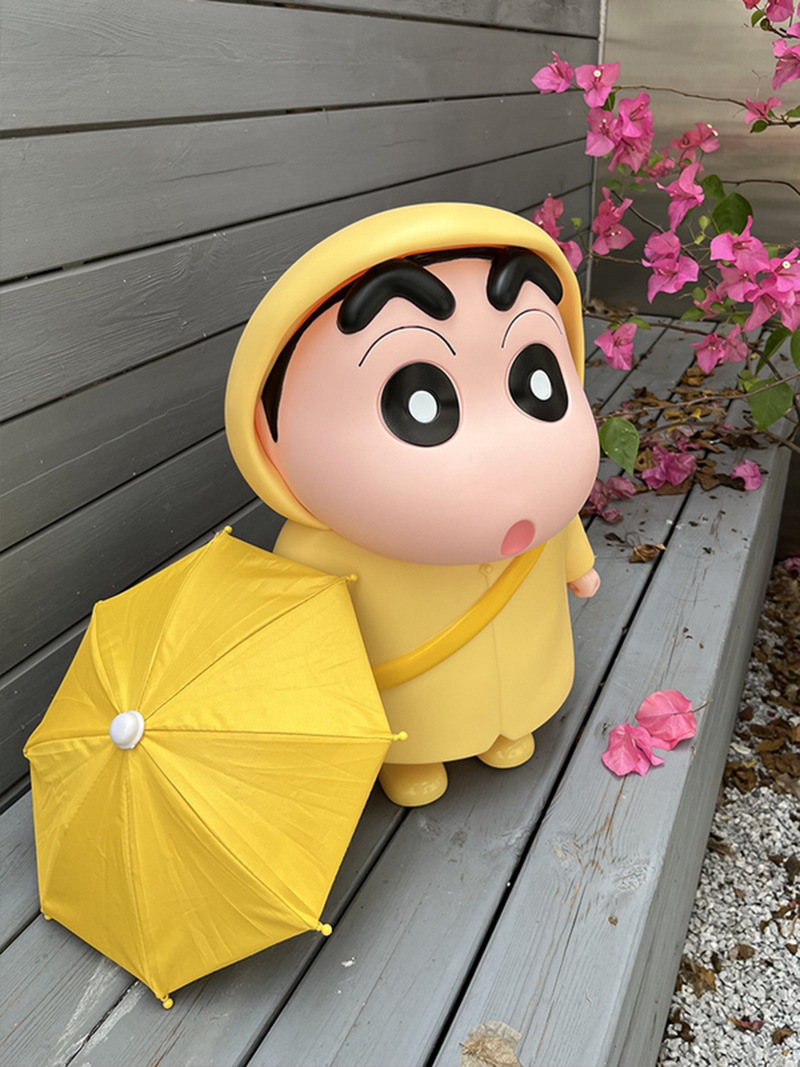 雨衣蜡笔小新手办系列礼物周边日本动漫新之助潮玩摆件礼物现货