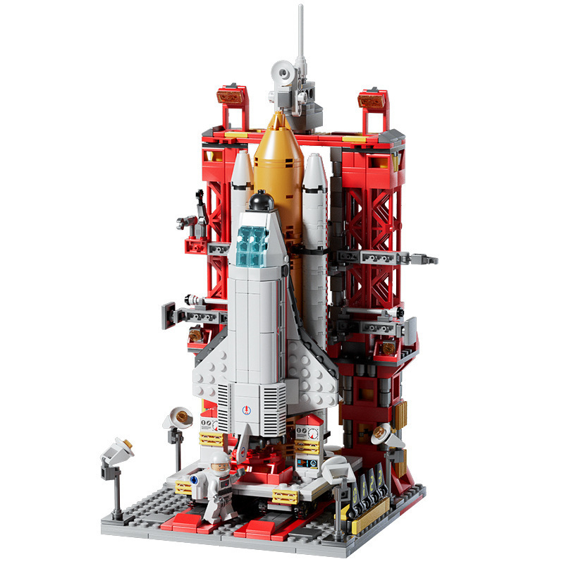 Free Shipping Compatible with Lego Rocket Space Shuttle Model Decoration Puzzle Assembling Building Blocks Gift Children's Toys Wholesale