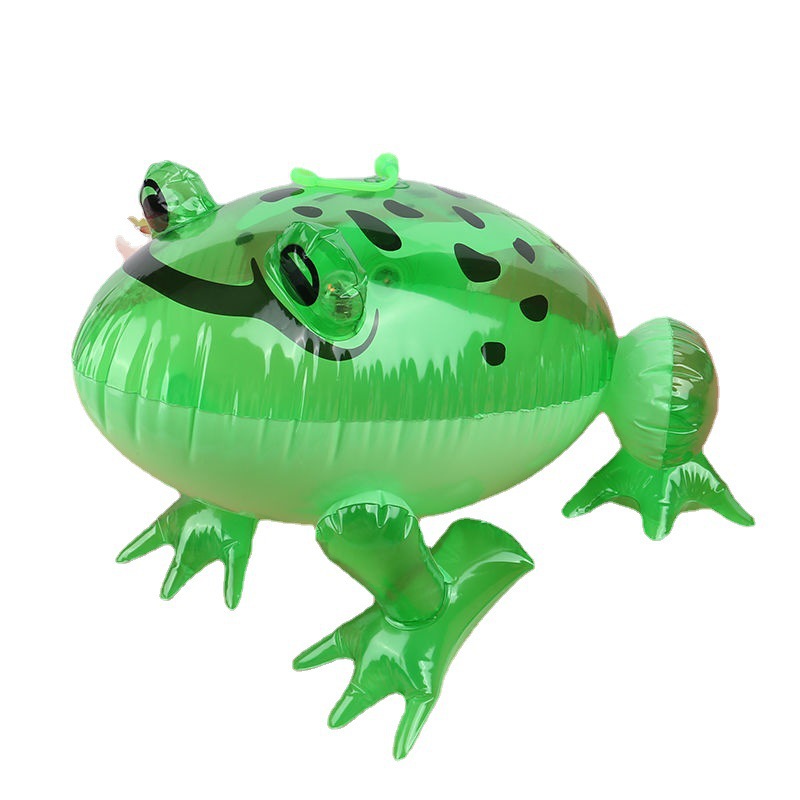Tiktok Same Style Large Luminous Inflatable Frog Stall with Light Pop Leap Frog Night Market Children's Toys Wholesale