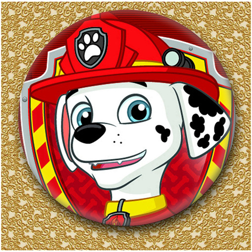 外贸电商货源卡通狗狗巡逻队小狗汪汪队胸章阿奇学生礼品赠品勋章