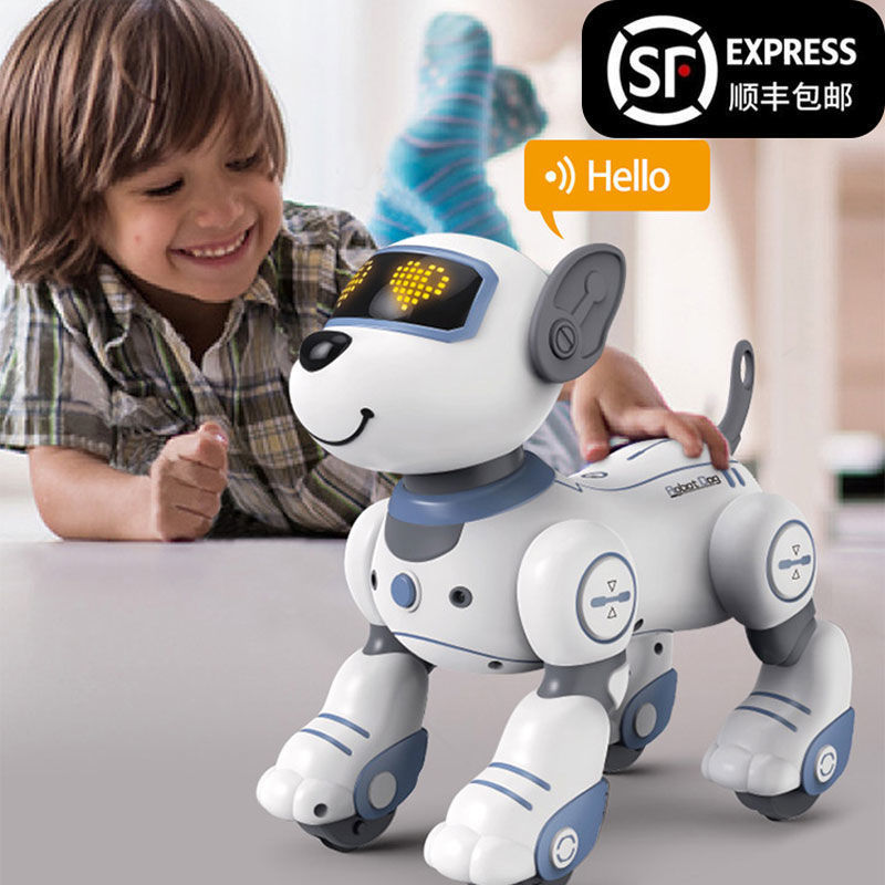 智能编程电动机器狗儿童遥控小狗狗玩具男孩早教益智力机器人礼物