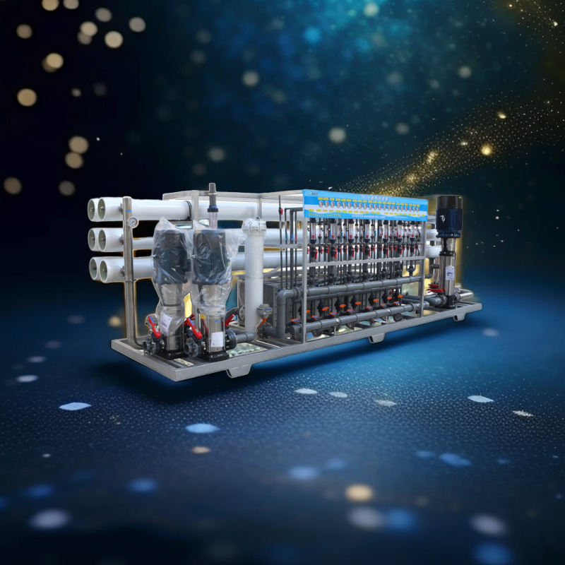 15t/h超滤双级ro反渗透+去离子水EDI高纯水净水器处理工业设备