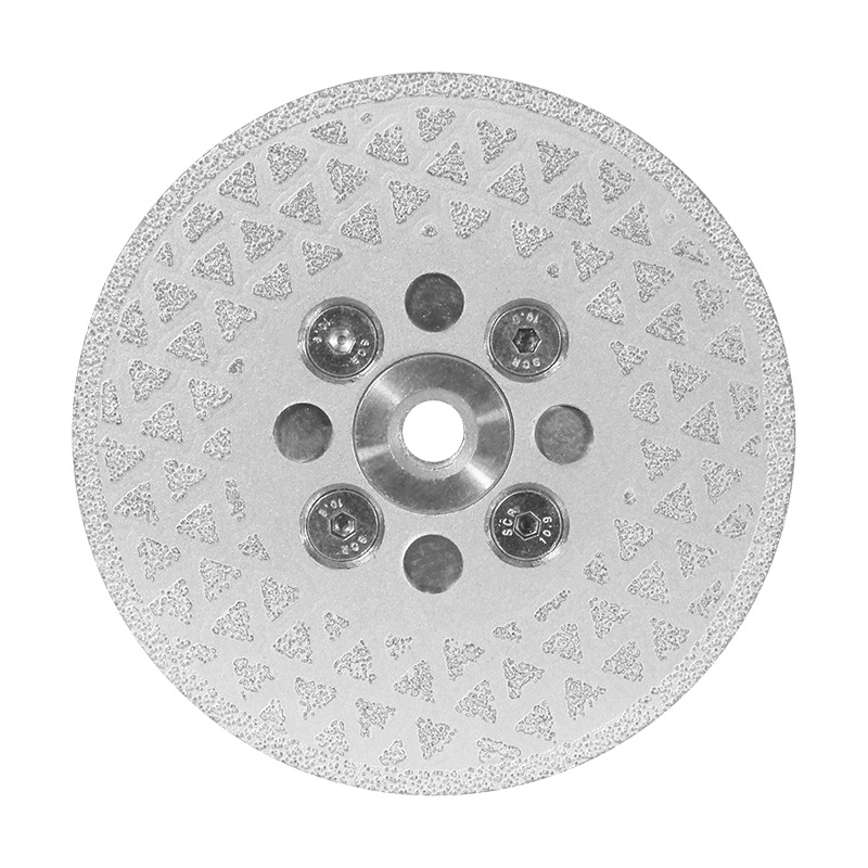 Brazed Starry Double-Sided Grinding Plate Marble Tile Quartz Stone Cutting Disc Polishing Pad Diamond Grinding Disc