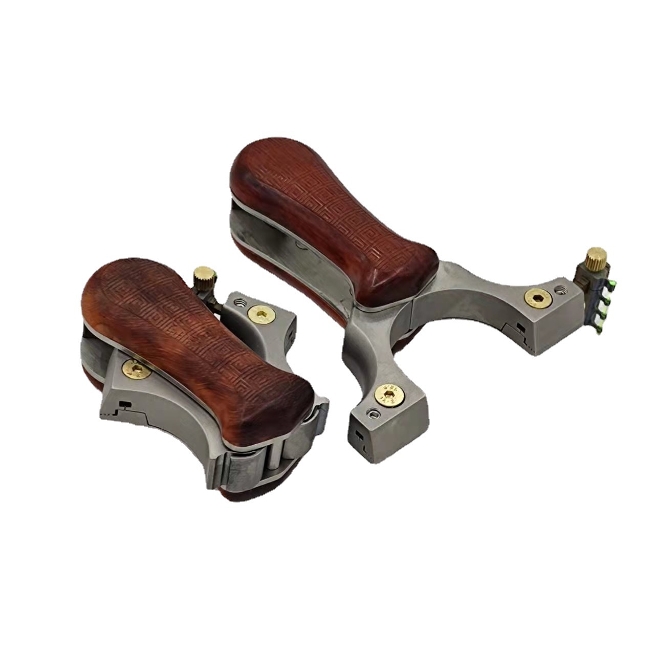 钛合金折叠弹弓快压夹片扁皮蝴蝶插销夹片弹弓g10贴片口袋单工器