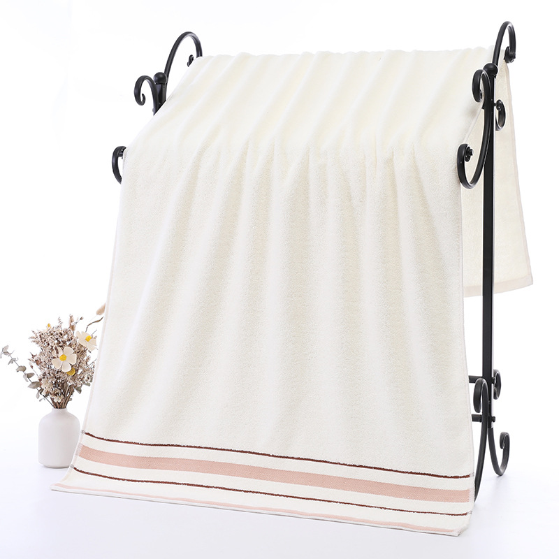 Plain Bath Towel 100% Cotton Bath Towel Adult Home Use Bath Shangchao Hotel Gift Home Daily Cotton Bath Towel Wholesale