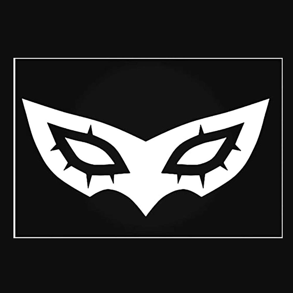 万圣节半脸面具女神异闻录5面具男主来栖晓面罩cosplay舞会面具