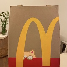 麦当劳猫窝现货麦乐送限定袋袋猫包2023新款麦麦全套宠物外出手提