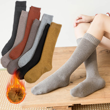 严选毛圈小腿袜加厚堆堆袜装女袜秋冬袜子红长袜独立包装包邮冬季