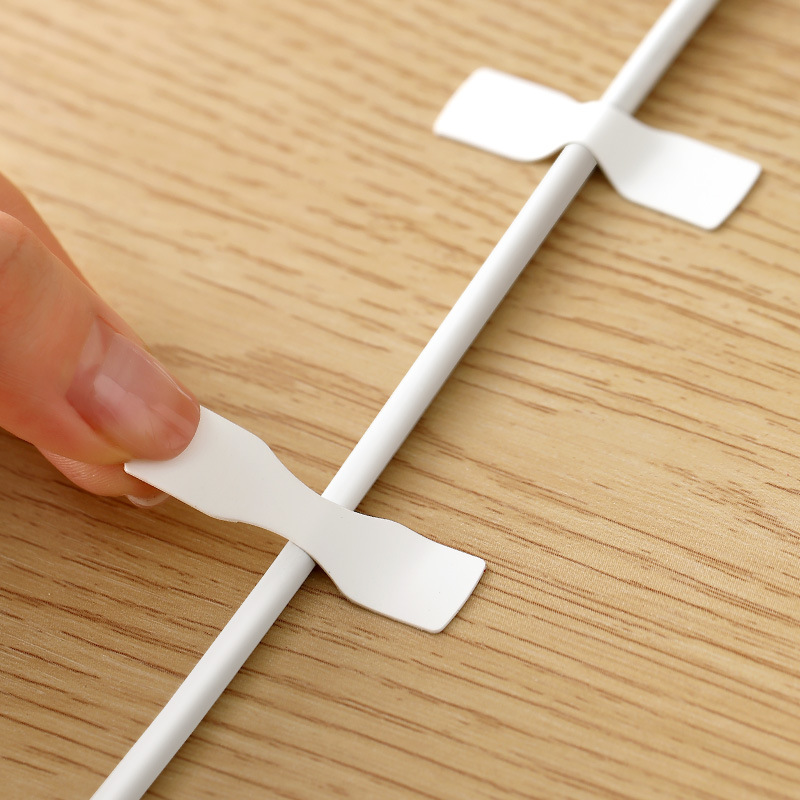 数据线固定器线卡子自粘走线神器充电线电脑线收纳束线固线理线器