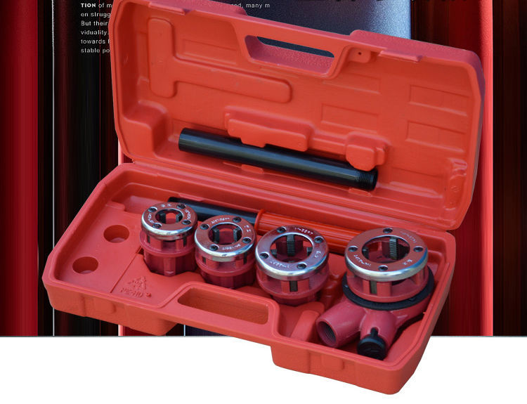 手动套丝机开牙机开丝扳手管道工具水管套丝62型镀锌钢管管道工具