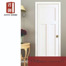 3 panel America white shaker style interior hdf paint door